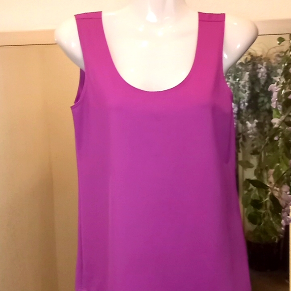 Chico's Violet Microfiber Basic Tank Top - Picture 1 of 11